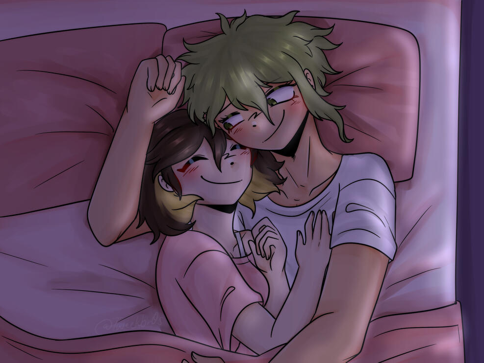 Late night cuddle lighting practice!