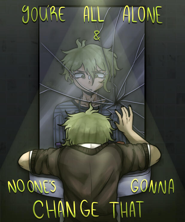 Art based on the song "Awkward Motion" by Hellhills!