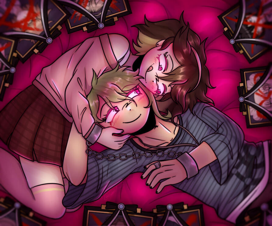 Rantaro and Eloise as the Masterminds of DRV2.