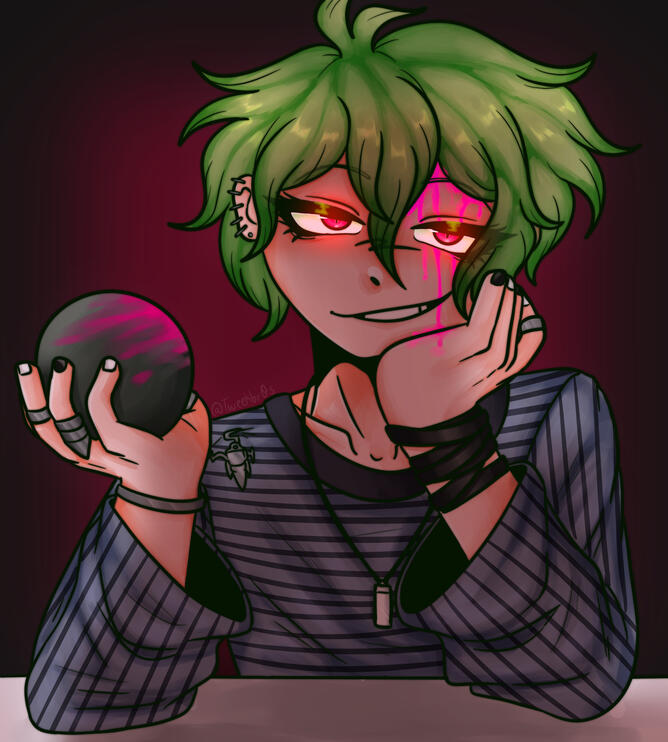 Rantaro re-imagined as the Mastermind of DRV3!