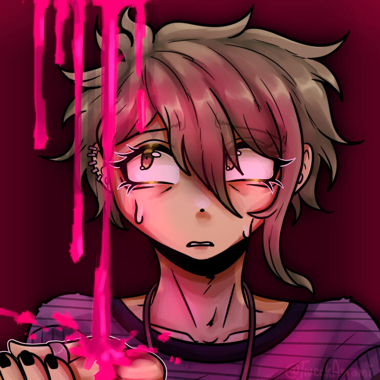 Art based on DRV2's motto: "The blood is on our hands".