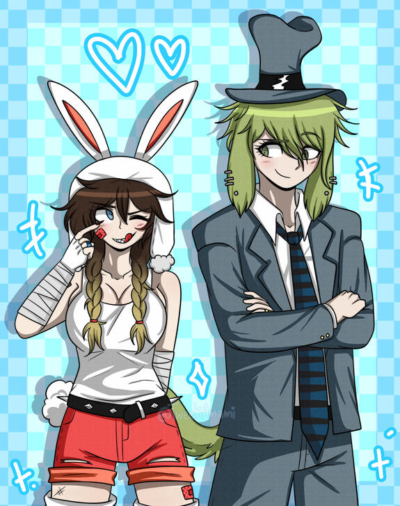 Designs for Eloise Garner and Rantaro Amami as Sam &amp; Max: Freelance Police.