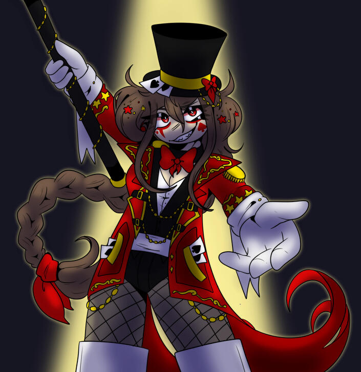 Circus ringleader Tweek for a monthly art promp challenge (circus)..