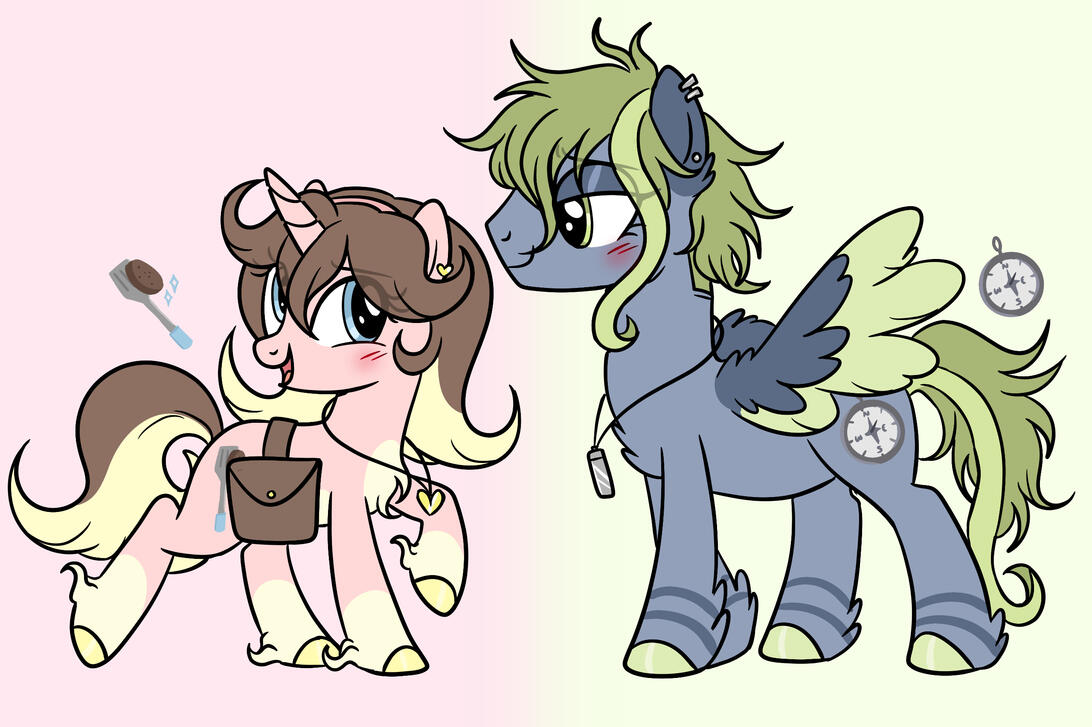Designs for Eloise Garner and Rantaro Amami in the MLP:FiM universe!