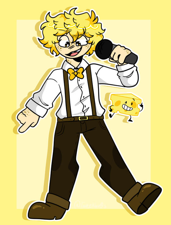 Cheesy (he/him) ♡ A loud, cheesy (get it...) comedian!