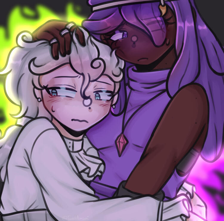 Fan art of Silver Spoon and Candle from Inanimate Insanity 3!