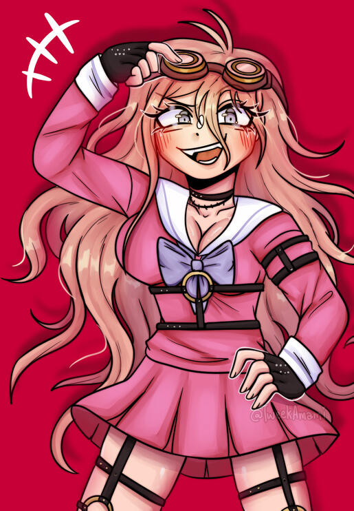 Fan art of Miu Iruma from Danganronpa V3: Killing Harmony!