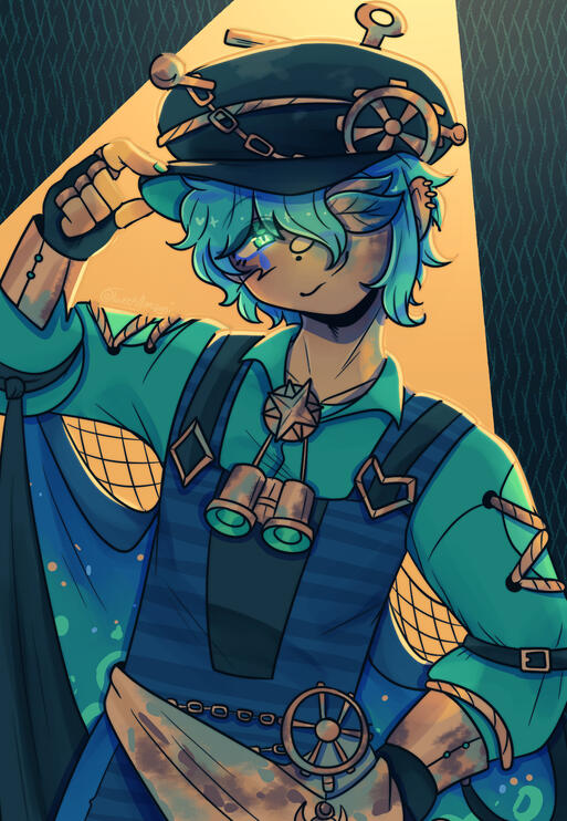 Art of my Rantaro Amami circus design (by ChroIsLost).