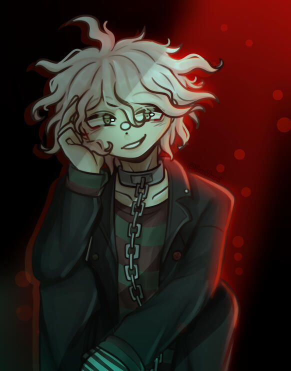 Commission for @wikoymi of Servant from Ultra Despair Girls!